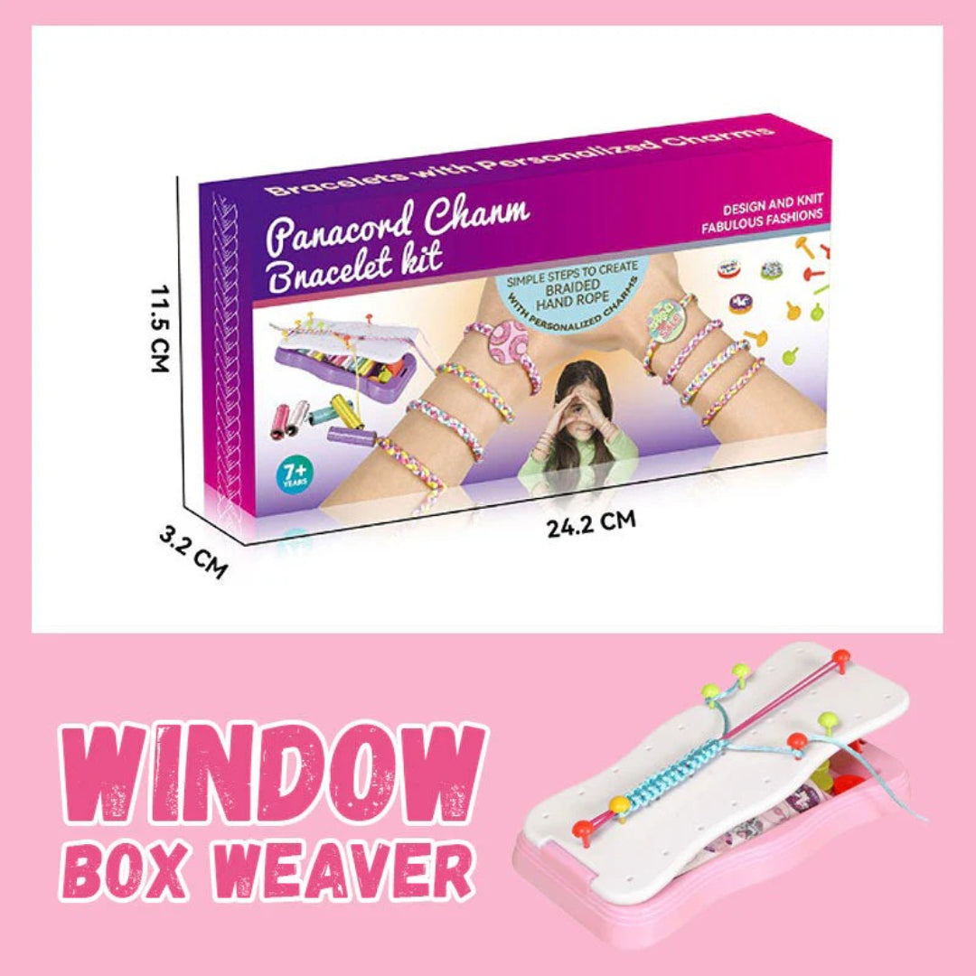 DIY bracelet braiding kit