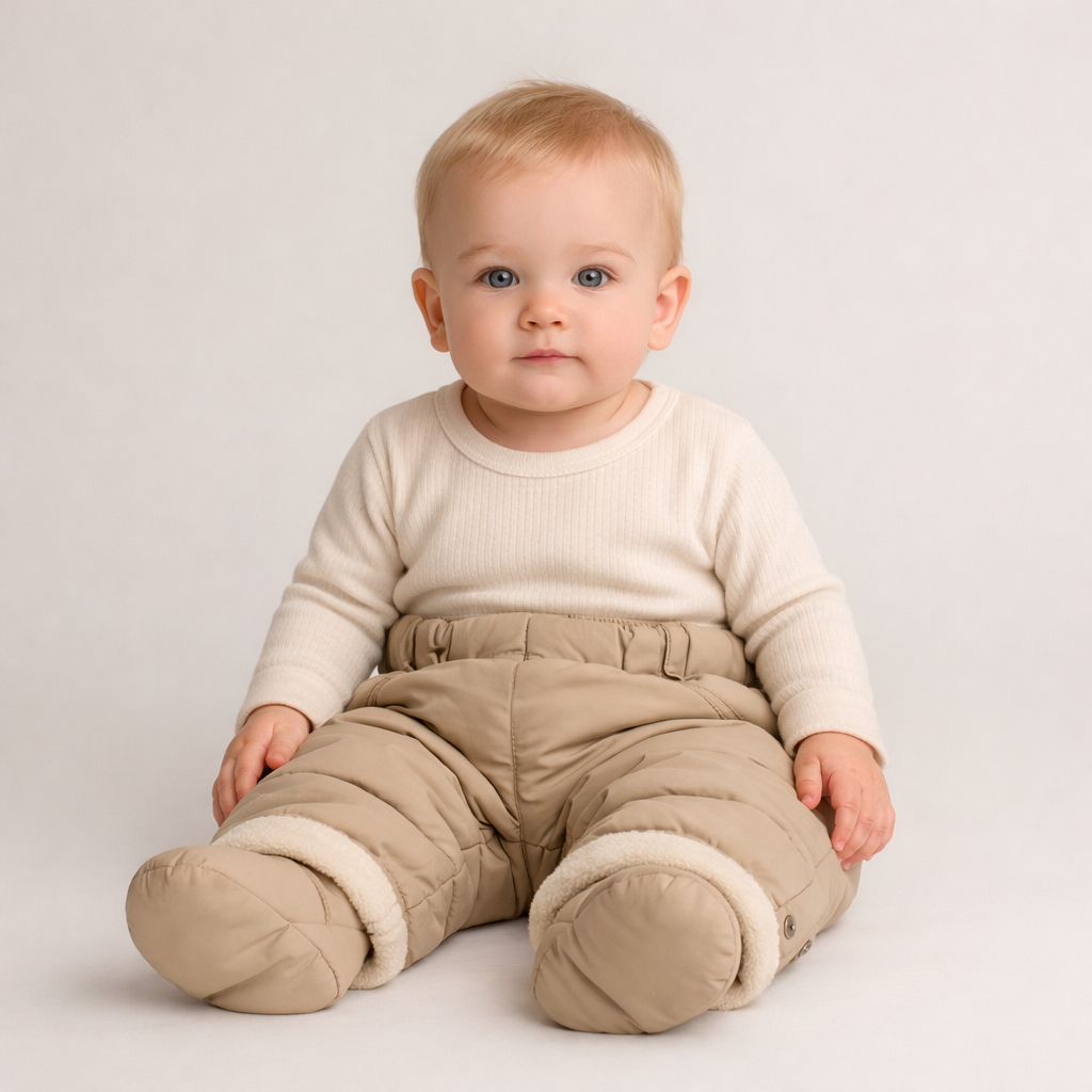 Vinterbukser til baby med for