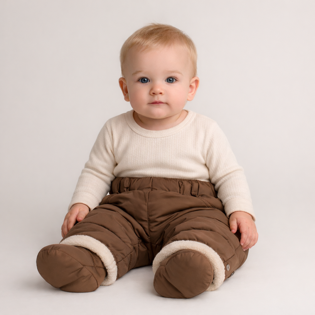 Vinterbukser til baby med for