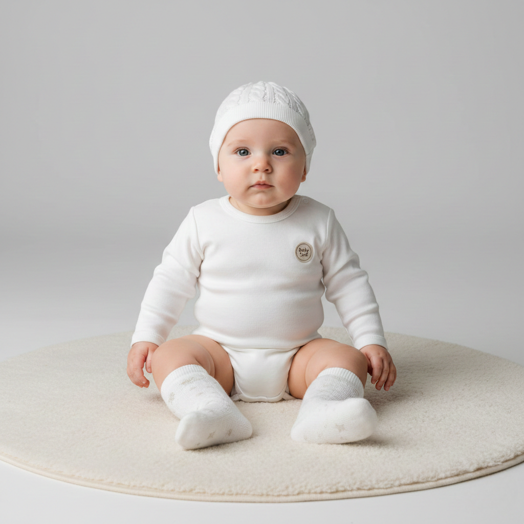 Gavesæt med babystrømper i bomuld