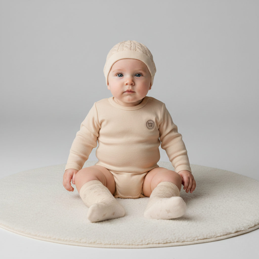 Gavesæt med babystrømper i bomuld