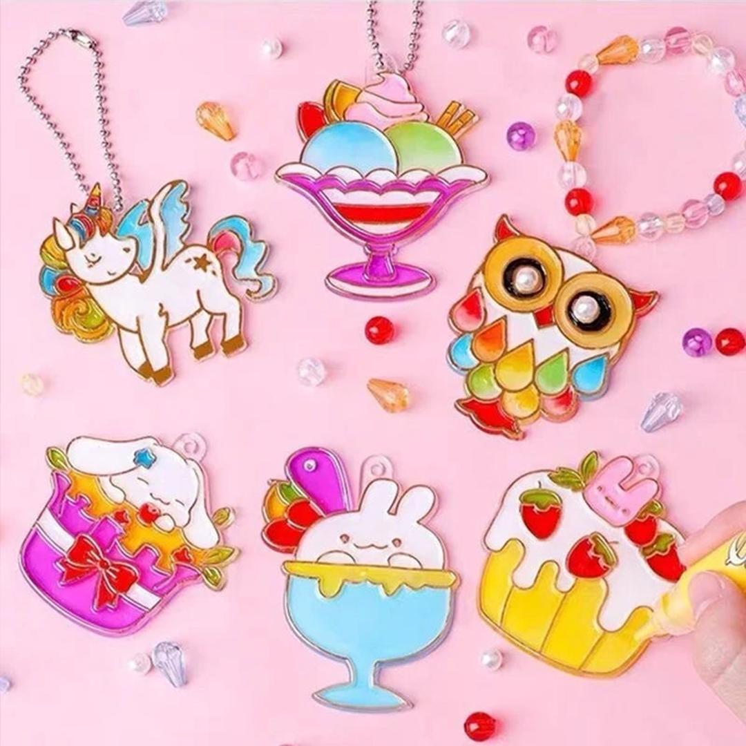 Crystal pendant making kit DIY jewelry set