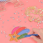 Crystal pendant making kit DIY jewelry set