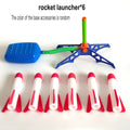 Rocket toy set for outdoor ball games