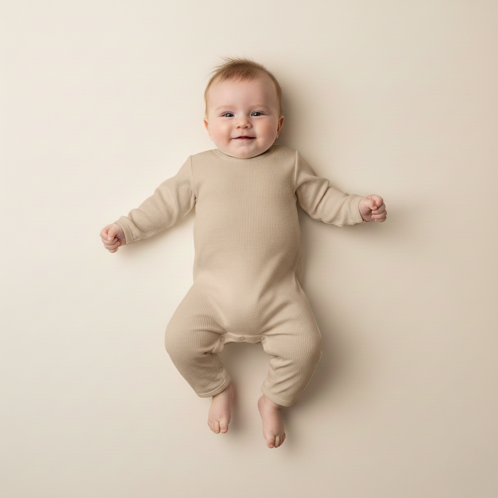 Langærmet natsæt til baby