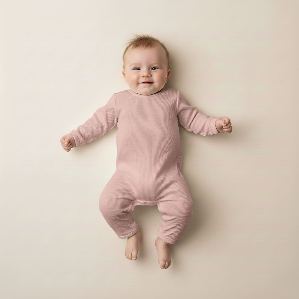 Langærmet natsæt til baby