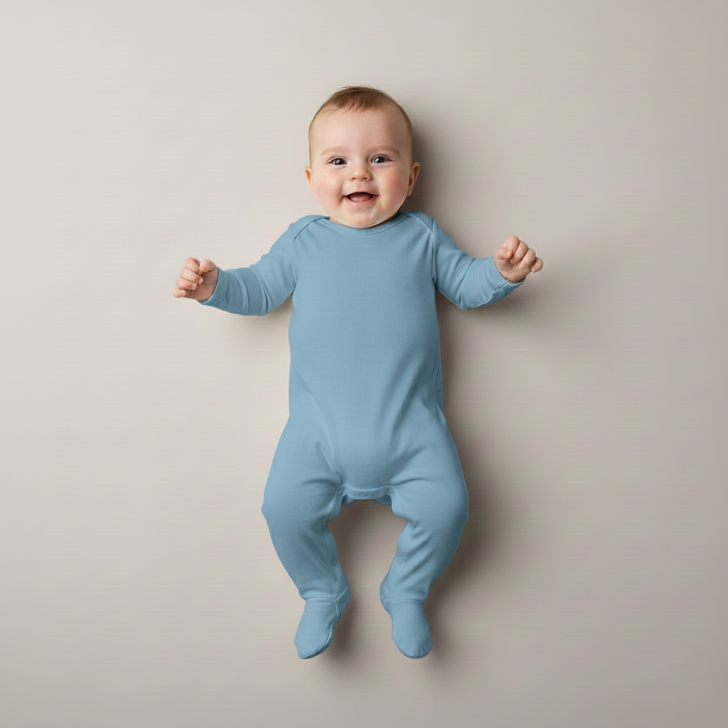 Minimalistisk baby heldragt