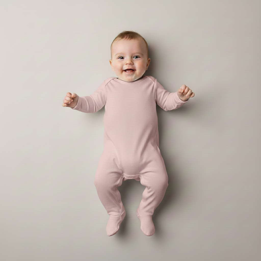 Minimalistisk baby heldragt