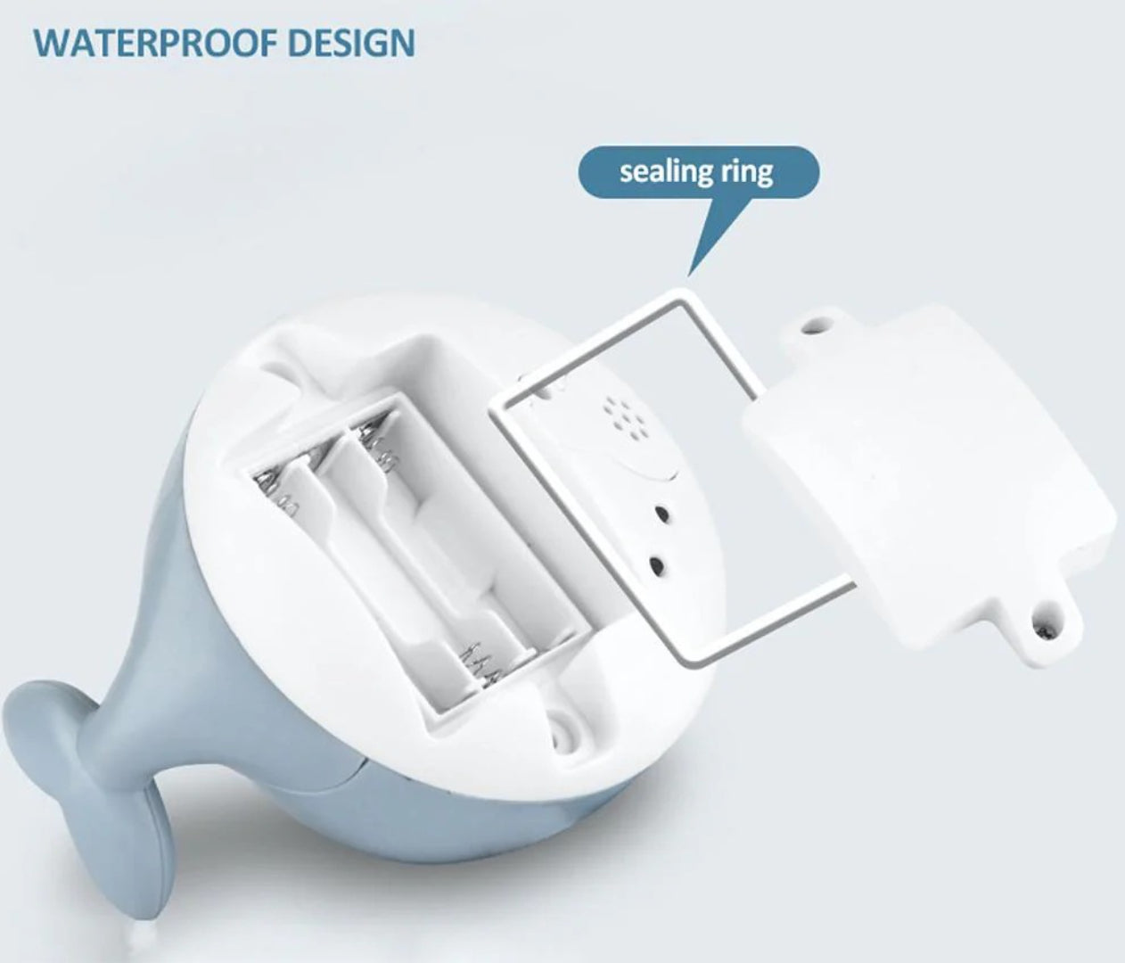 Inflatable whale for fun water play