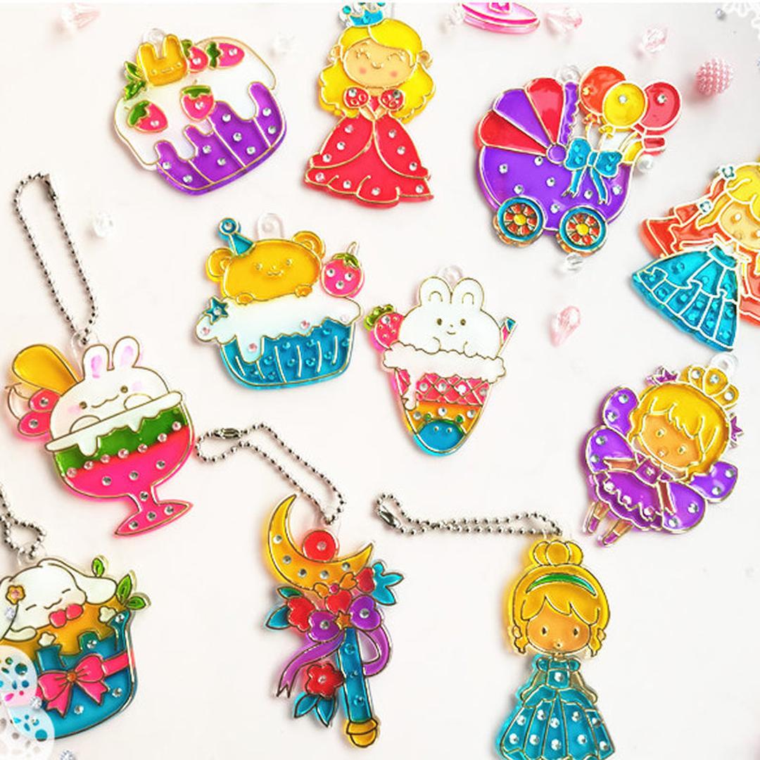 Crystal pendant making kit DIY jewelry set