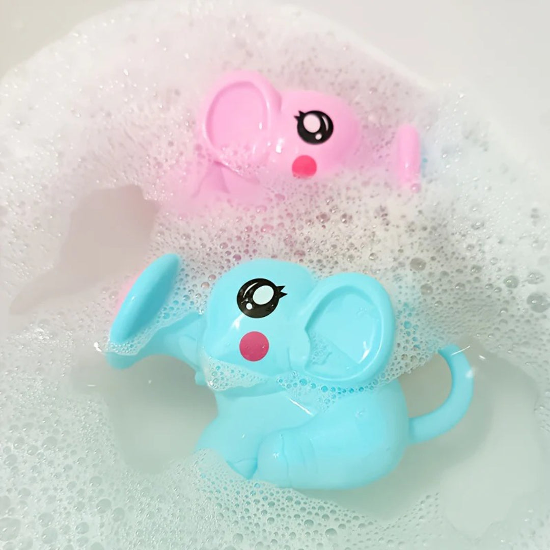 Squirting elephant bath toy in durable ABS material