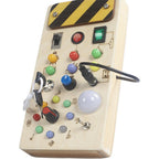 Shut the Box game in wood, classic family game with dice