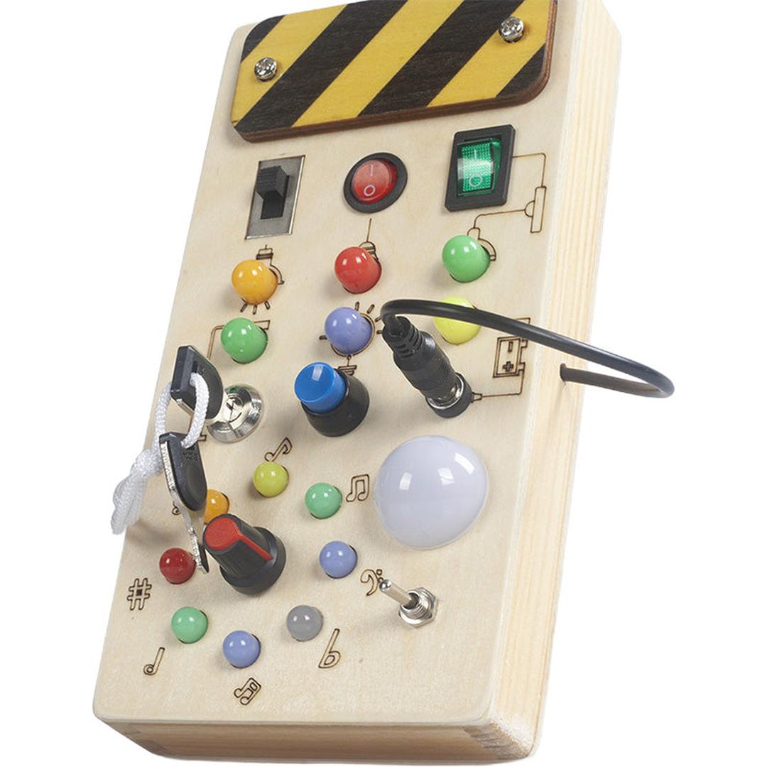 Shut the Box game in wood, classic family game with dice