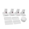 Invisible magnetic child lock for cabinets and drawers without drilling