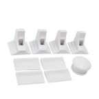 Invisible magnetic child lock for cabinets and drawers without drilling