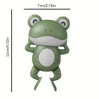 Frog-shaped bath toy in non-toxic plastic