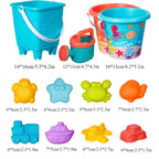 Beach toy set for sand and water with bucket and shovel