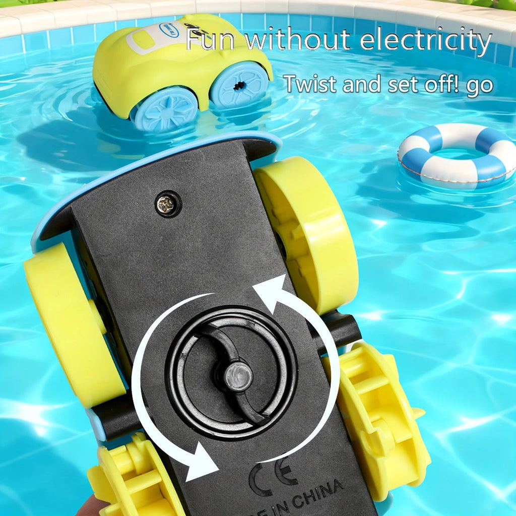 Wind-up Bath Toy - Amphibious Land and Water Toy