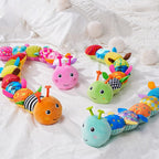 Musical caterpillar baby soft sensory toy