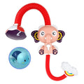 Bath toy with shower head and running water
