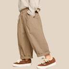 Unisex relaxed fit trousers