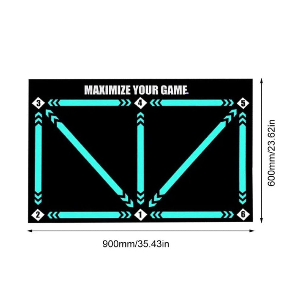 Training mat designed for active sports and technique