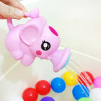 Squirting elephant bath toy in durable ABS material