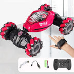 Gesture-controlled stunt car 360 degrees 4WD