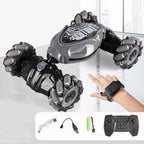 Gesture-controlled stunt car 360 degrees 4WD