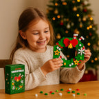 Christmas figures building set creative construction toy