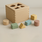 Wooden Shape Sorter Set for Children