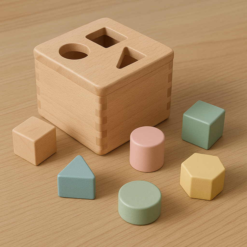 Wooden Shape Sorter Set for Children