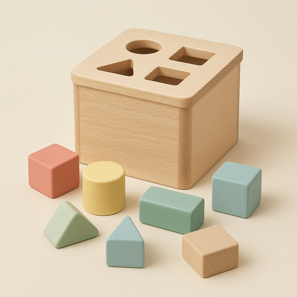 Wooden Shape Sorter Set for Children
