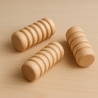 Sensory Wooden Poles Set of 3 Pieces for Children