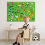 Felt activity board for children creative play and learning
