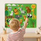 Felt activity board for children creative play and learning