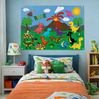 Felt activity board for children creative play and learning