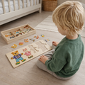Wooden dressing puzzle Boris motor skills toy