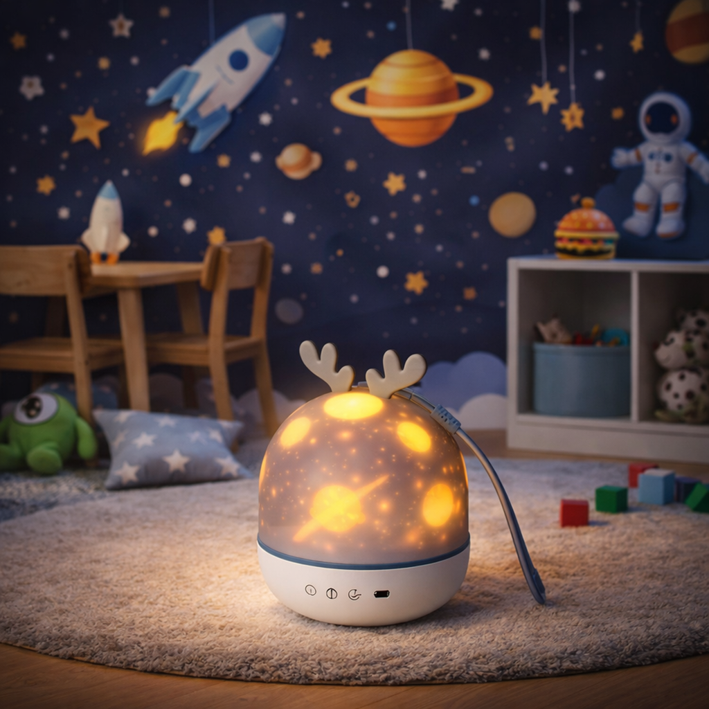 Galaxy Star Projector Relaxing Night Light for Sleep
