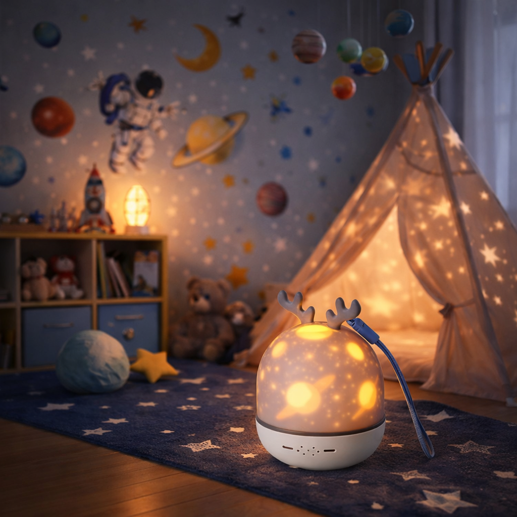 Galaxy Star Projector Relaxing Night Light for Sleep