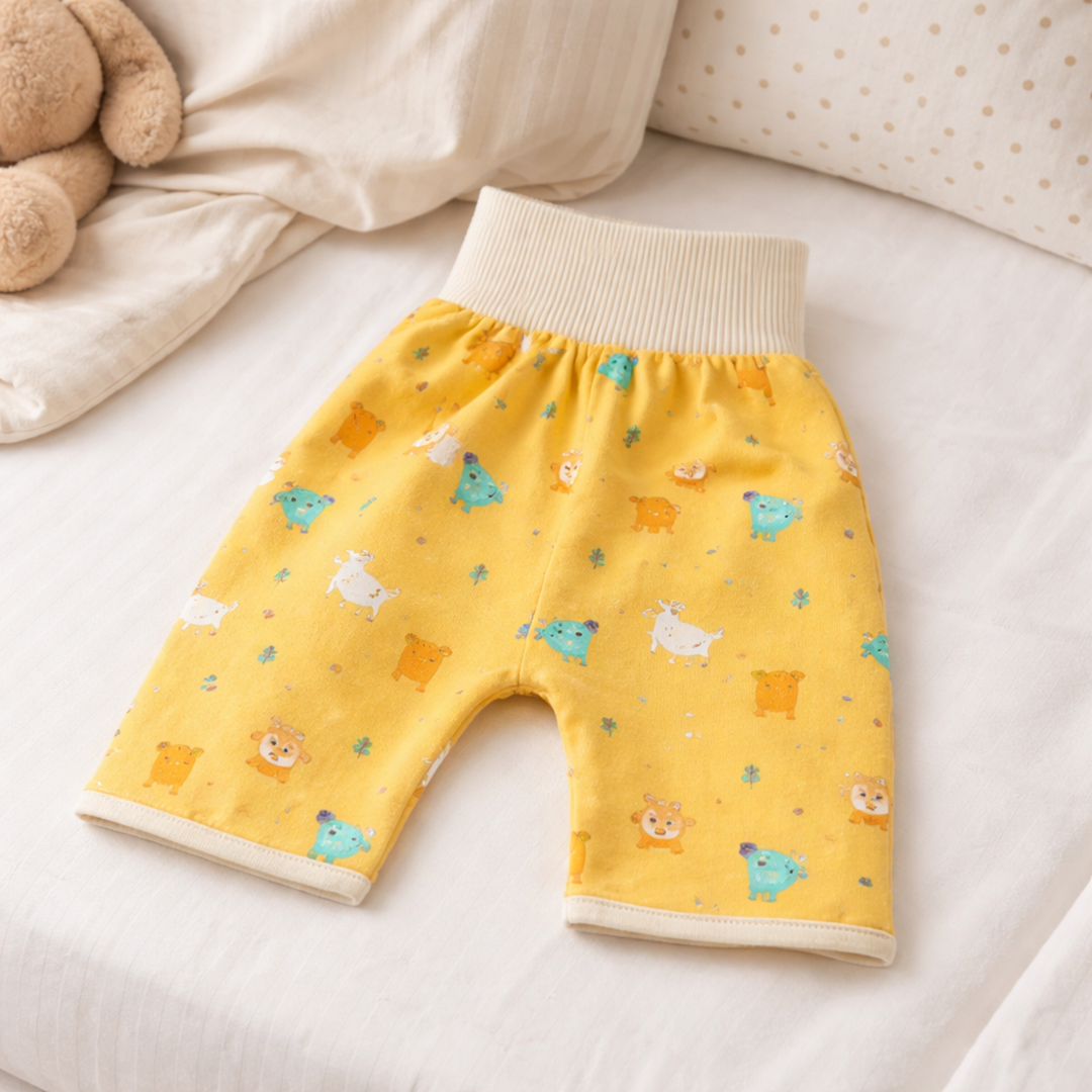 Potty training pants for babies with a fun design