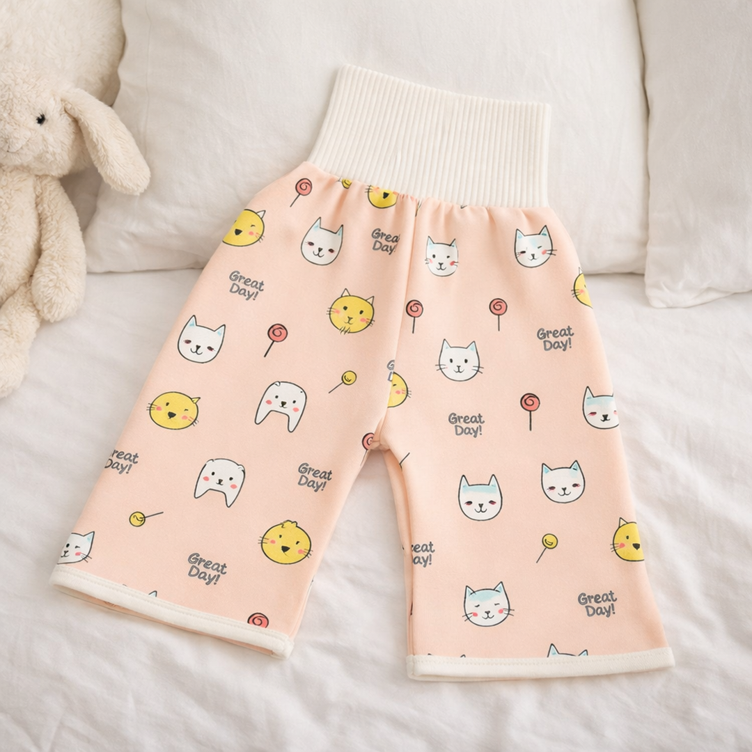 Potty training pants for babies with a fun design