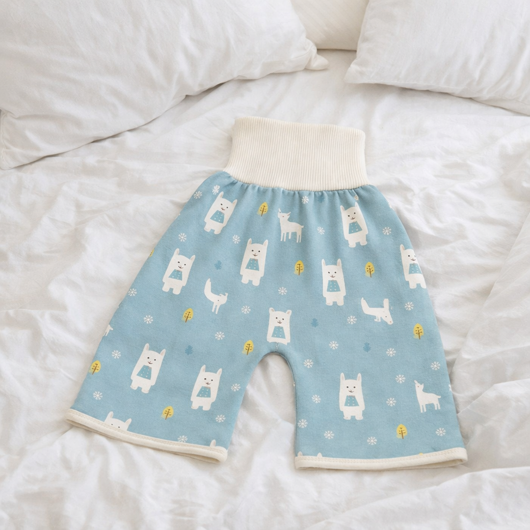 Potty training pants for babies with a fun design