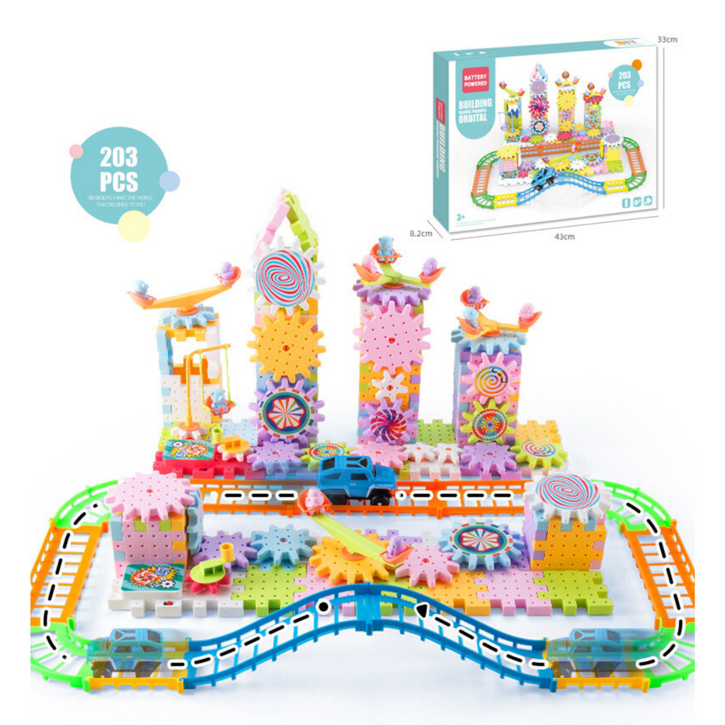 Rotating Building Blocks Creative Building Set for Kids
