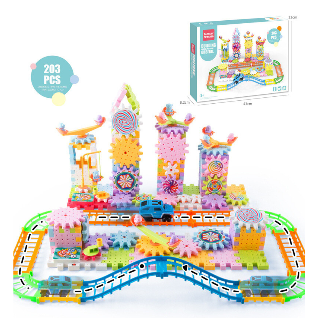 Rotating Building Blocks Creative Building Set for Kids