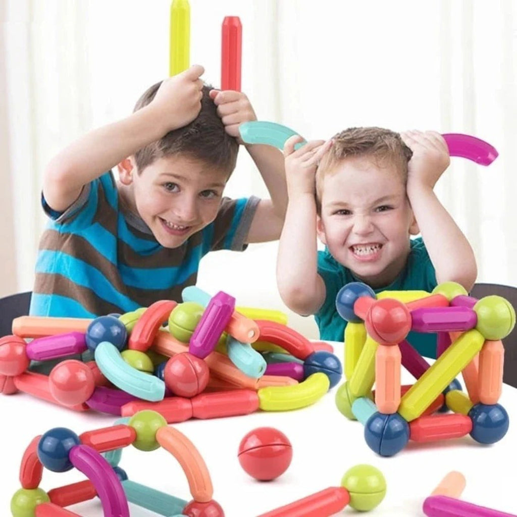 Magnetic Building Sticks Creative Construction Toy for Kids