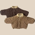 Quilted jacket for boys in warm quality