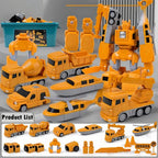 Magnetic robot construction toy transform building set