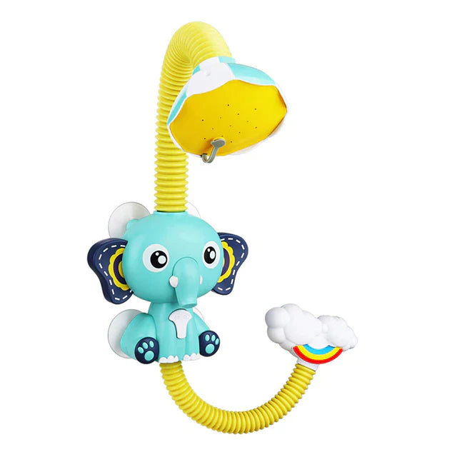 Electric handheld elephant baby shower with sprinkler
