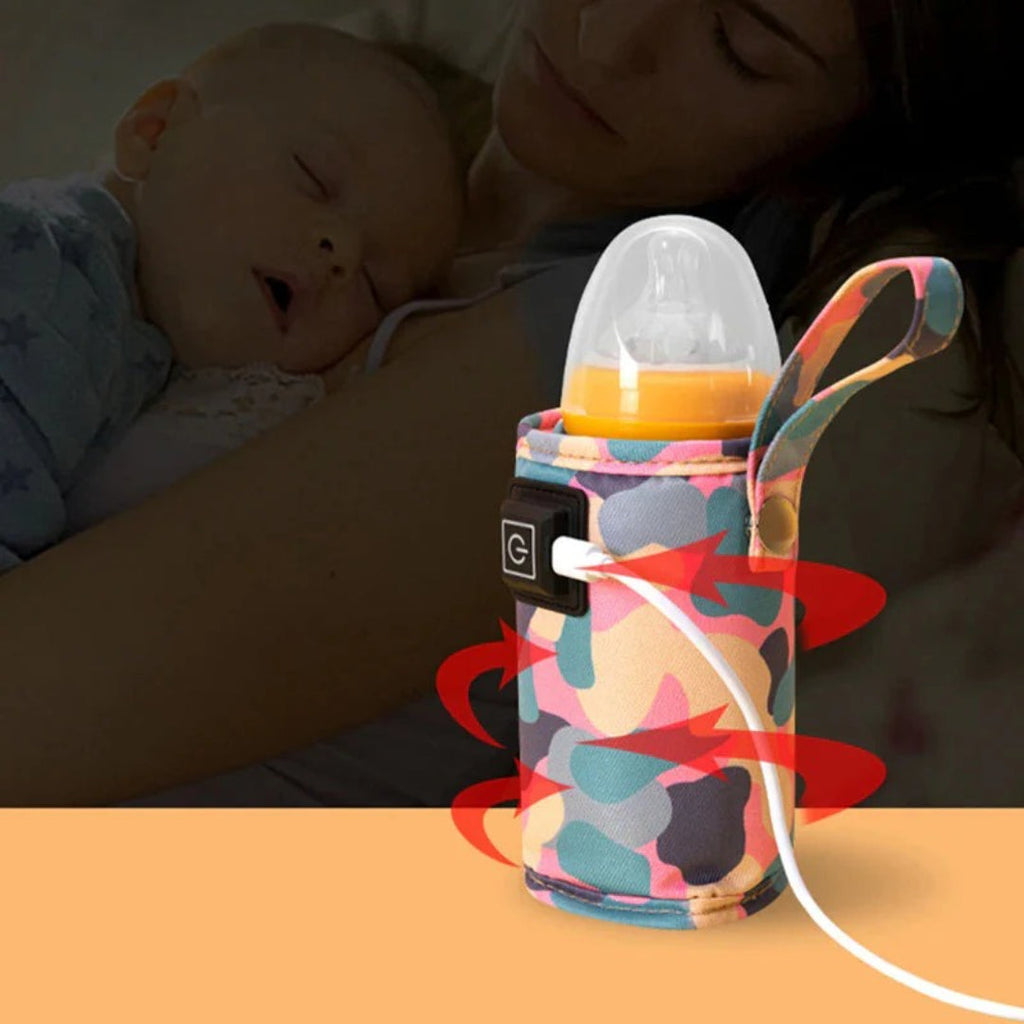 Flaskevarmer til baby med USB og Type C